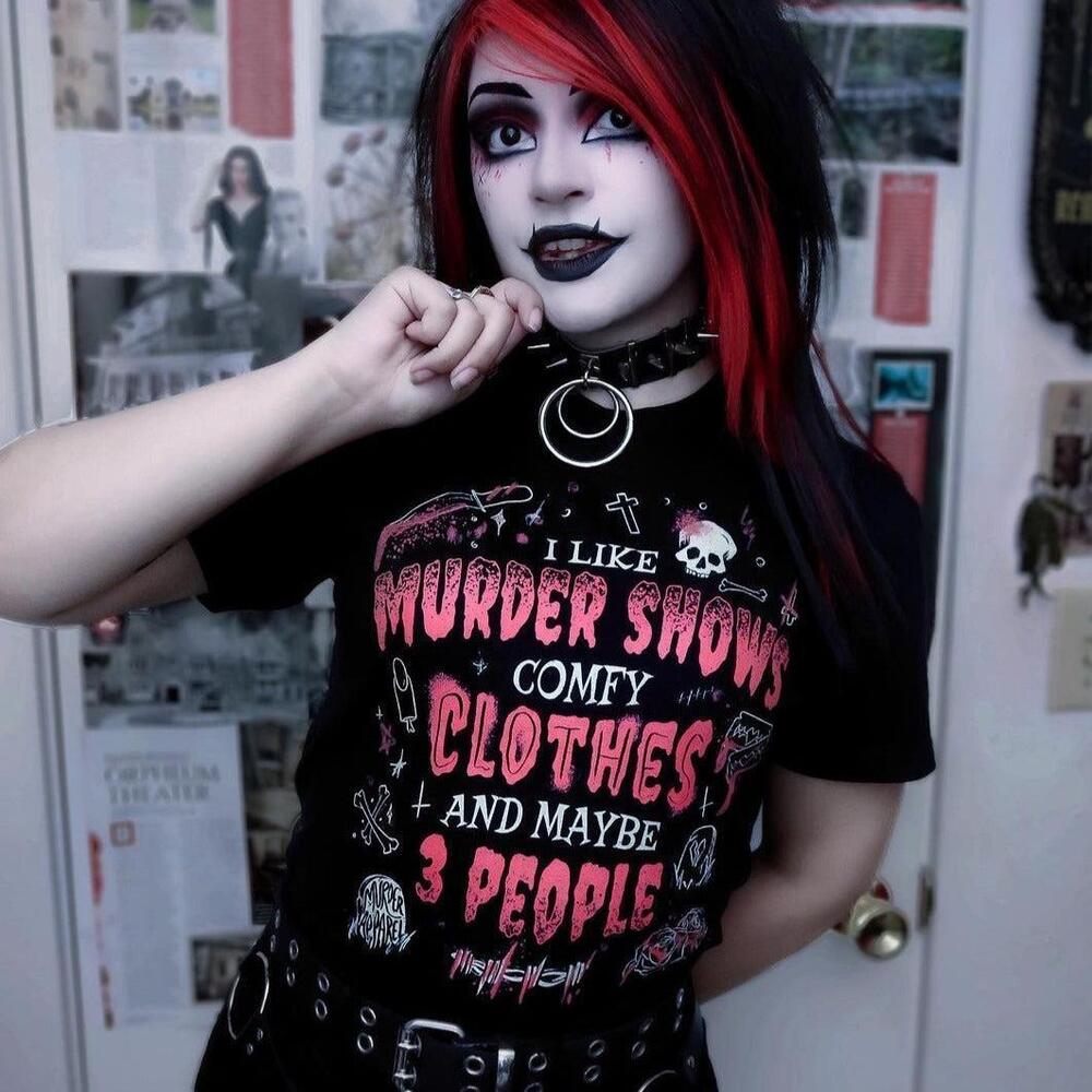 Murder Shows Comfy Clothes And 3 People Tshirt